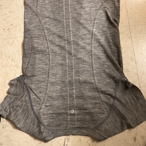 lululemon athletica Tops - a grey lululemon t shirt